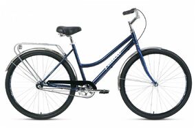 Велосипед FORWARD TALICA 28 3.0 (28" 3 ск. рост. 19") 2020-2021, темно-синий/серебристый, RBKW1C183005