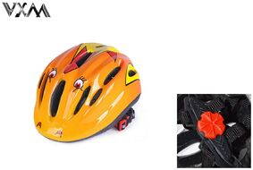 Шлем детский VXM регулировка размера (47-56), вент. 10 отв., QY-022 (оранжевый, QY022OR)