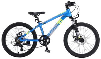 Велосипед TECH TEAM SPRINT 20 disc (20" 7 ск. рост 11") ALU, синий (NN007694)