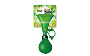 Сигнал велосипедный, клаксон детский пневматический, пластик, блистер Super Dino (зеленый, УТ00025910)
