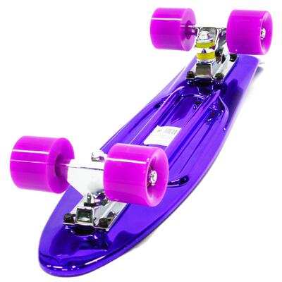 Скейтборд Hubster 22", пластиковый, Abec-7," Design Metallic Purple (HubsterMetallicP) #1