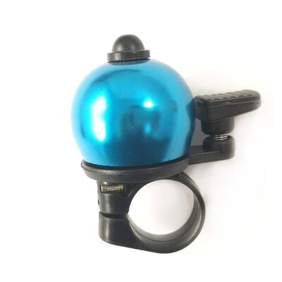 Звонок велосипедный, алюминиевый, D36, форма полусфера (синий металлик, 4630031482771) #0