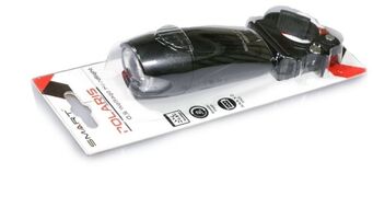 Фара передняя SMART, 1 Cree диод, 0,5 Watt, 2 режима,  крепеж на руль 22.4-31.8 мм, влагозащитный, с батарейками