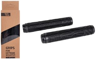 Рукоятки руля (грипсы, комплект) для трюкового самоката, 160 мм, с барендами, Drop 160 (black, NN010628)