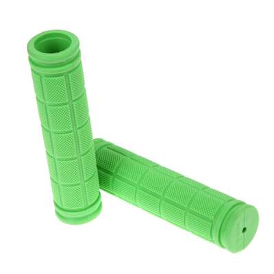 Рукоятки руля (грипсы, комплект), 120мм, резиновые, Joykie (зеленый) #0