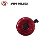 Звонок велосипедный, алюминий/пластик, D55 мм, ANNUO (красный)