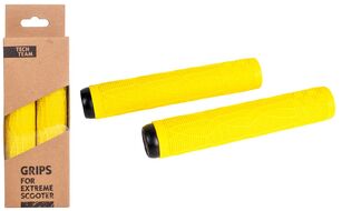 Рукоятки руля (грипсы, комплект) для трюкового самоката, 160 мм, с барендами, Drop 160 (yellow, NN010624)