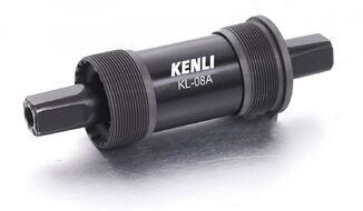 Каретка-картридж KENLI KL-08A, промподшипники, чашки стальные, SQR, 73 мм, 116 мм (1BS300000654)