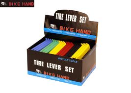 Монтажки BIKE HAND пластик/нейлон, Бокс, 30 комплектов по 3 шт., цветные (мультиколор, YC-311BOX)