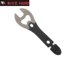Ключ велосипедный Bike Hand YC-626, 5 функций + ключ педальный на 15 мм, обрезиненная сталь (Bike Hand YC-626)