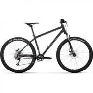 Велосипед FORWARD APACHE 27,5 2.0 D (27,5" 8 ск. рост. 17") 2023, темно-серый/черный, RB3F780C9DGYXBK
