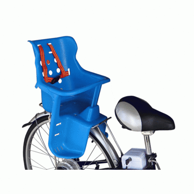 Кресло детское, крепеж на багажник, пластик (цвет синий) #0