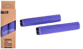 Рукоятки руля (грипсы, комплект) для трюкового самоката, 160 мм, с барендами, Drop 160 (purple, NN010623)