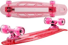 Скейтборд TECH TEAM Transparent 27 light pink