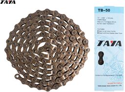 Цепь TAYA (T-7S) 6-8 скор. (116 звеньев), 1/2''x 3/32'', пин, инд. упаковка, TB-50 (NN009939)