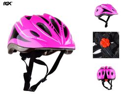 Шлем детский RGX, регулировка размера (50-57), WX-A13 (розовый)