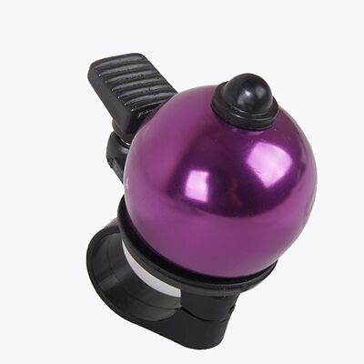 Звонок велосипедный, алюминиевый, D36, форма полусфера (фиолетовый, 2014000001651) #0