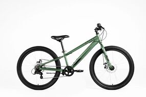 Велосипед FORWARD SPIKE 27,5 D (27,5" 8 ск. рост. 18") 2023, зеленый/черный, IB3F78134XGNXBK