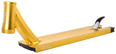 Дека для самоката ALU, 120x520 мм, с тормозом и осью (HEX), gold (NN003923)