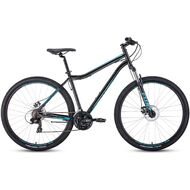 Велосипед FORWARD APACHE 29 2.0 D (29" 8 ск. рост. 19") 2023, черный/бирюзовый, RB3F980D9XBKXTQ