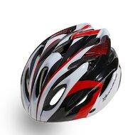 Шлем взрослый велосипедный CIGNA WT-012, регулировка размера 57-62 (чёрный/красный/белый, УТ00019382)