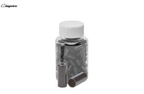 Наконечник оплетки тормоза Ø 5,0 мм алюминиевый Jagwire (упак. 100 шт.) (черный, 14F000000023)