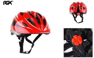 Шлем детский RGX, регулировка размера (50-57), WX-A12 (красный)
