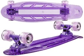 Скейтборд TECH TEAM Transparent 27 light purple
