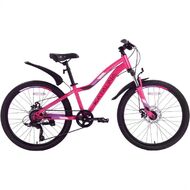 Велосипед TECH TEAM Katalina 24 disc (24" 7 ск. рост 13") розовый (NN010421)