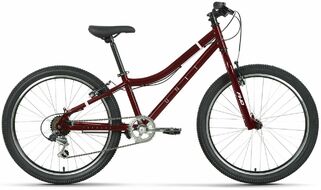 Велосипед FORWARD UNIT 24 1.0 (24" 6 ск. рост. 12") 2023, темно-красный/белый, RB3R46158DRDXWH