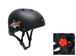 Шлем детский EXTREEME, регулировка размера, WX-1BPP (черный/оранжевый)