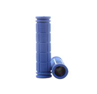 Рукоятки руля (грипсы, комплект), 120мм, резиновые, Joykie (синий)
