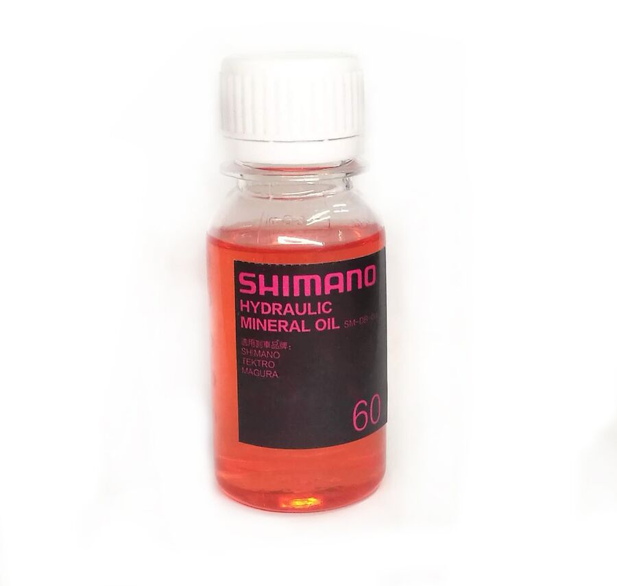 Можно лить минеральное масло. Shimano SM-DB-Oil 60мл. Минеральное масло Shimano для гидравлических тормозов. Минеральное масло для гидравлических тормозов велосипеда Shimano. Минеральное масло Shimano 60мл.
