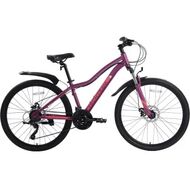 Велосипед TECH TEAM Delta 26 disc (26" 21 ск. рост 14") тёмно-розовый (NN007679)
