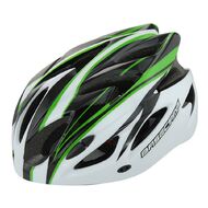Шлем взрослый велосипедный CIGNA WT-012, регулировка размера 57-62 (чёрный/зеленый/белый, УТ00019383)