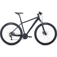 Велосипед FORWARD APACHE 29 2.0 D (29" 8 ск. рост. 19") 2023, темно-серый/черный, RB3F980D9DGYXBK